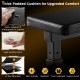 Thick padded cushion of the 600 LBS heavy duty weight bench with waterproof PU leather for comfortable support.